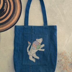 Regal Roamer Denim Shopper  